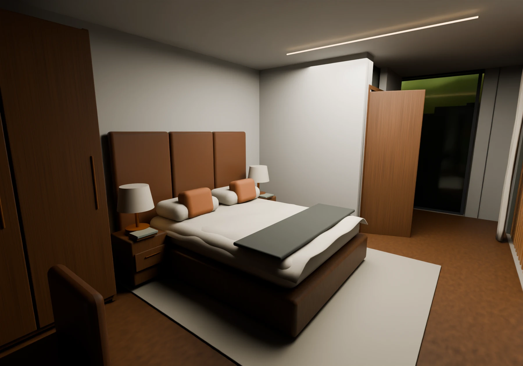 Habitación auxiliar · primer piso
